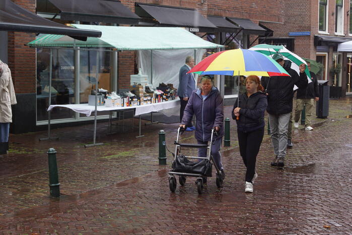 Spakenburgse dag getroffen door regenval