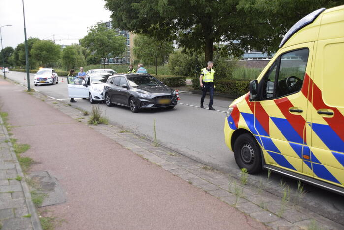 Drie voertuigen betrokken bij kettingbotsing