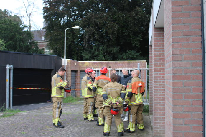 Dak zakt in na forse regenbuien