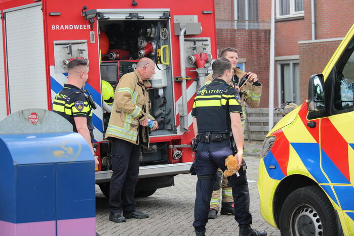 Kind gewond na brand op balkon van woning