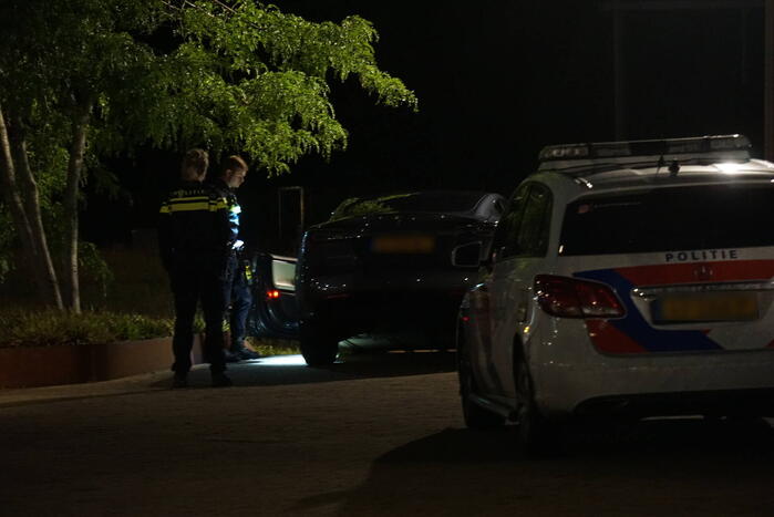 Dronken bestuurder rijdt van trap af