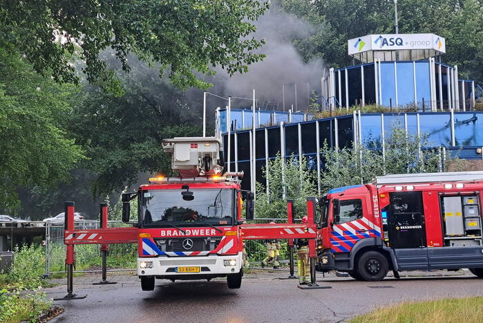 Flinke rookontwikkeling bij brand in leegstaand pand