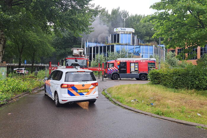 Flinke rookontwikkeling bij brand in leegstaand pand
