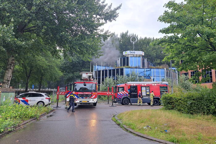Flinke rookontwikkeling bij brand in leegstaand pand