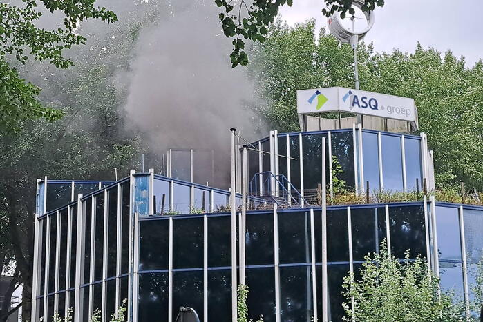Flinke rookontwikkeling bij brand in leegstaand pand