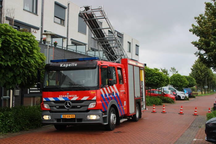 Brand in bovenwoning snel onder controle