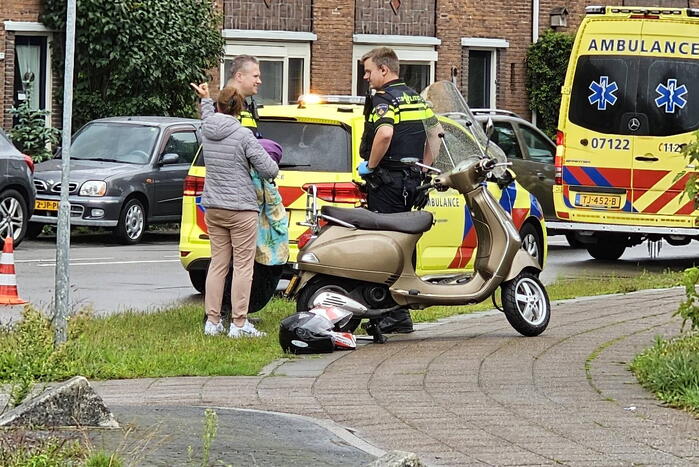 Scooterrijder gewond na val