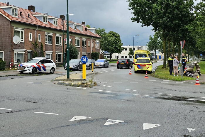 Scooterrijder gewond na val