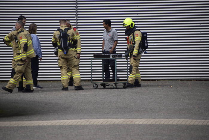 Accu oververhit in bedrijfspand