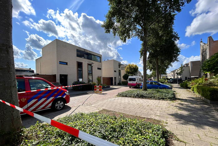 Straat afgezet vanwege gaslekkage