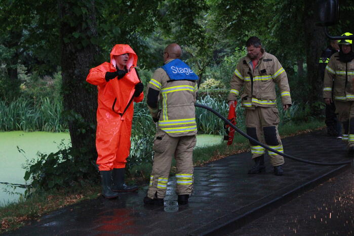 Persoon te water blijkt vuilniszak