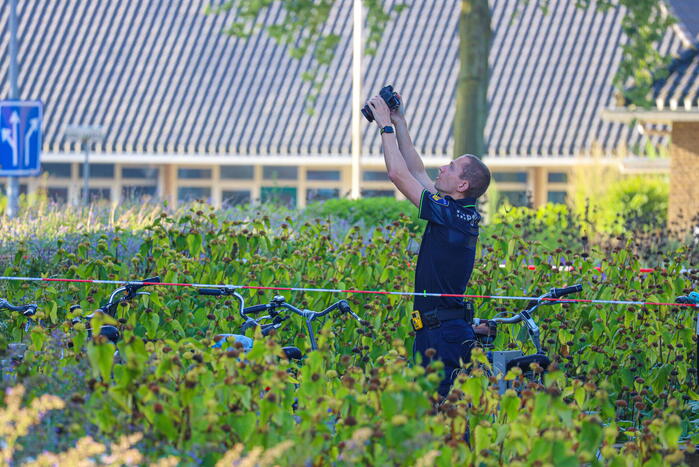 Schade na explosie bij appartementencomplex