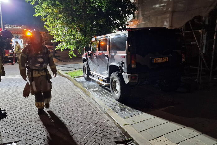 Onderzoek naar ontstaan brand in Hummer