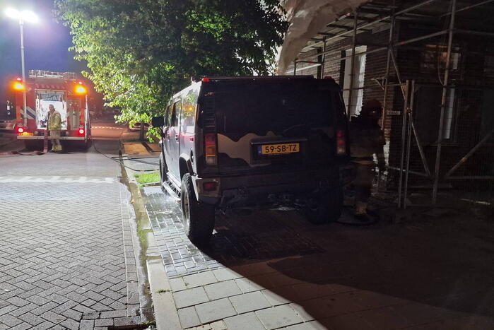 Onderzoek naar ontstaan brand in Hummer
