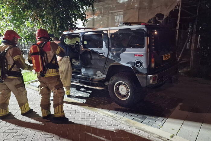 Onderzoek naar ontstaan brand in Hummer
