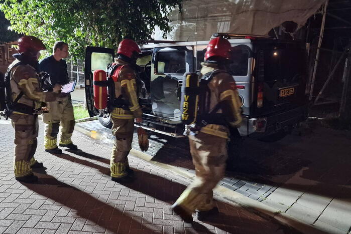 Onderzoek naar ontstaan brand in Hummer