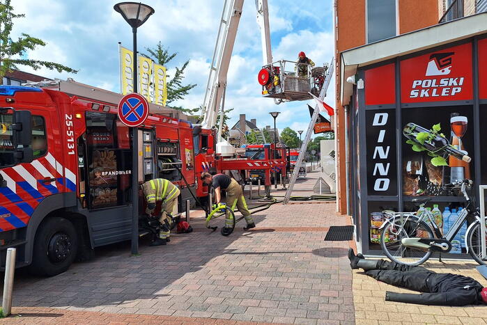 Brandweer oefent brand in woning met slachtoffer