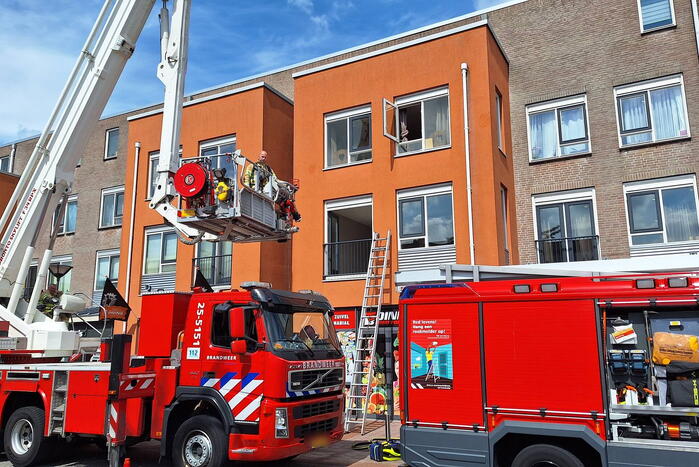 Brandweer oefent brand in woning met slachtoffer
