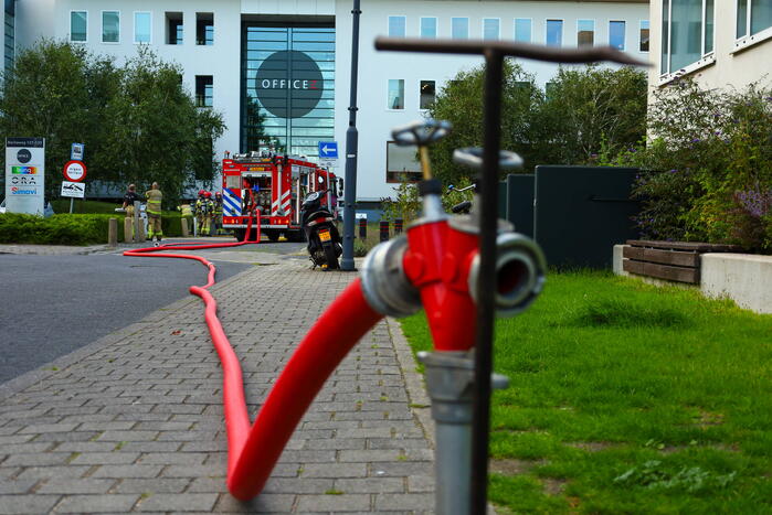 Brand in parkeergarage