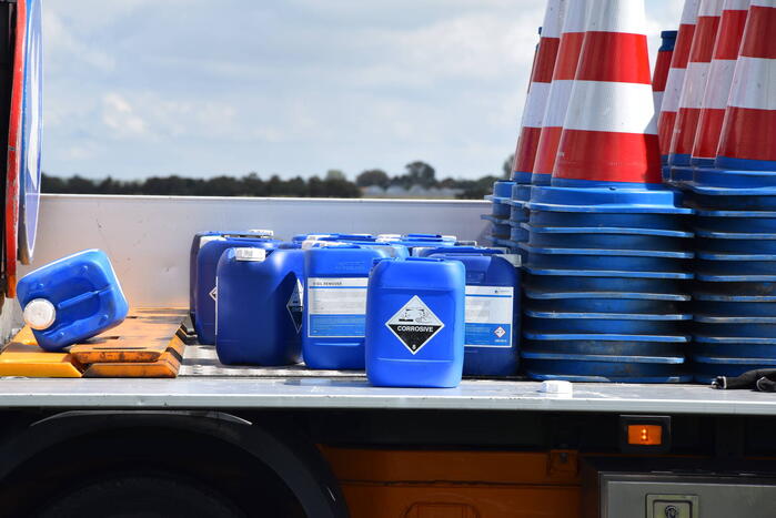 Palmolie spoor zorgt voor enorme gladheid