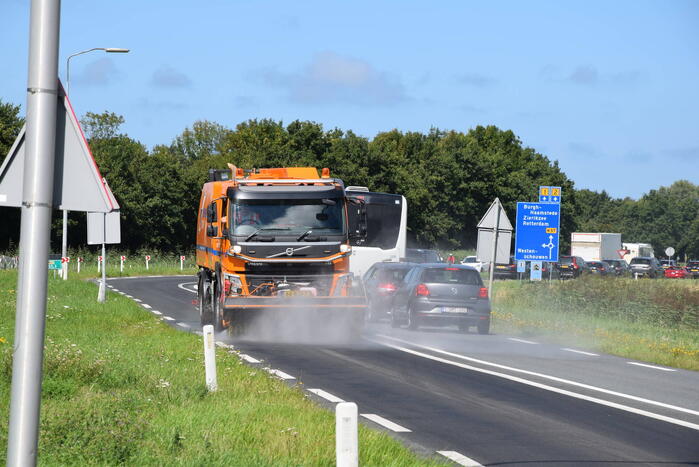Palmolie spoor zorgt voor enorme gladheid