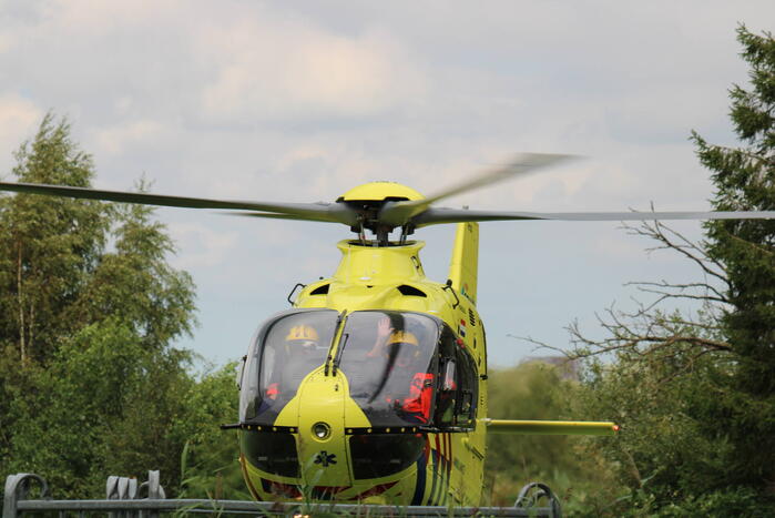 Traumahelikopter ingezet voor medische noodsituatie