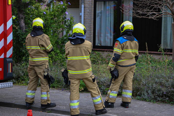 Brandweer ingezet voor gaslekkage in woning