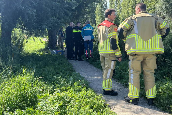 Grote zoektocht naar persoon te water