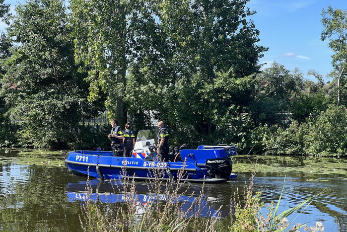 Grote zoektocht naar persoon te water
