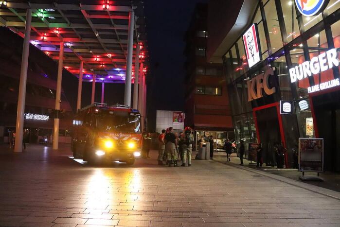 KFC ontruimd na gaslucht