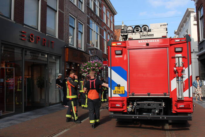 Brand in juwelier blijkt mistgenerator