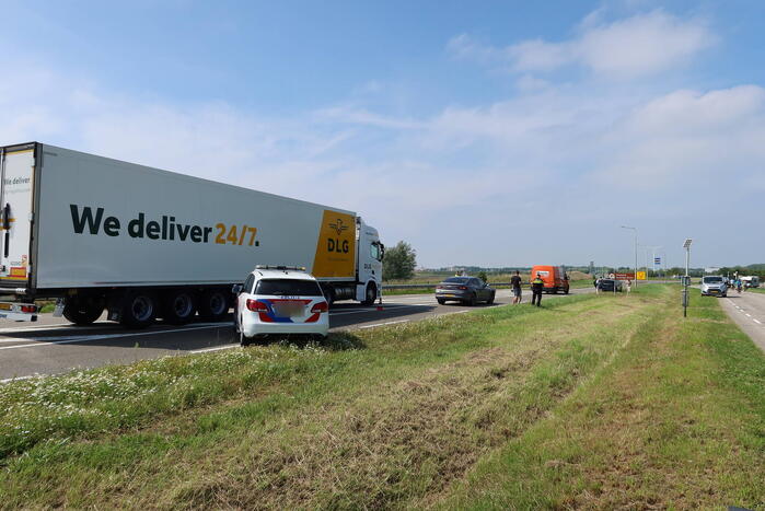 Schade bij kop-staart botsing