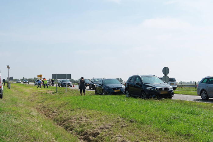 Schade bij kop-staart botsing