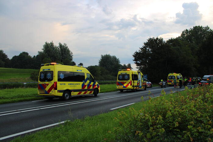 Meerdere gewonden bij zwaar ongeval