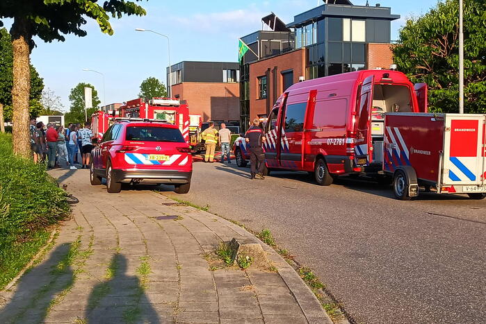 Grote brand bij autogarage