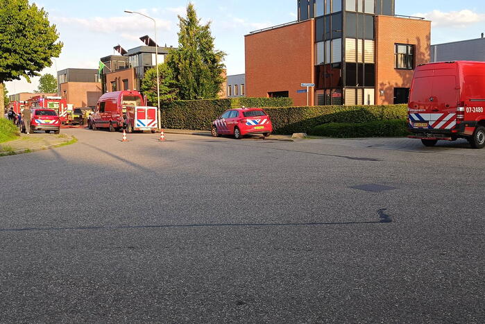 Grote brand bij autogarage