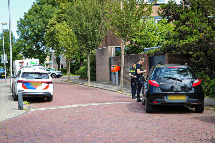 Schade bij ongeval tussen twee voertuigen