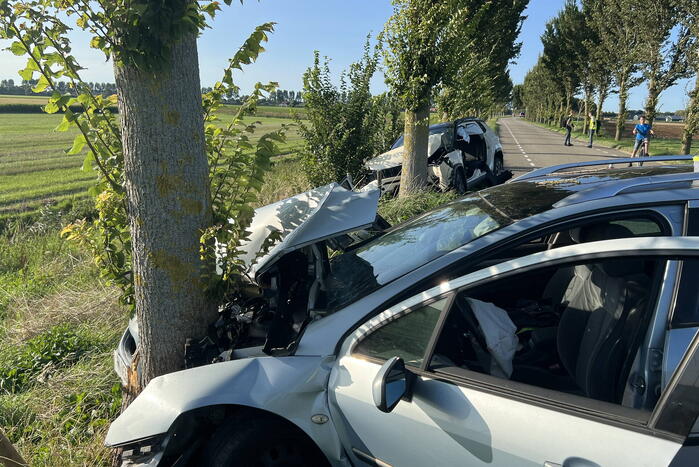 Bestuurder onder invloed veroorzaakt ernstig ongeval op polderweg