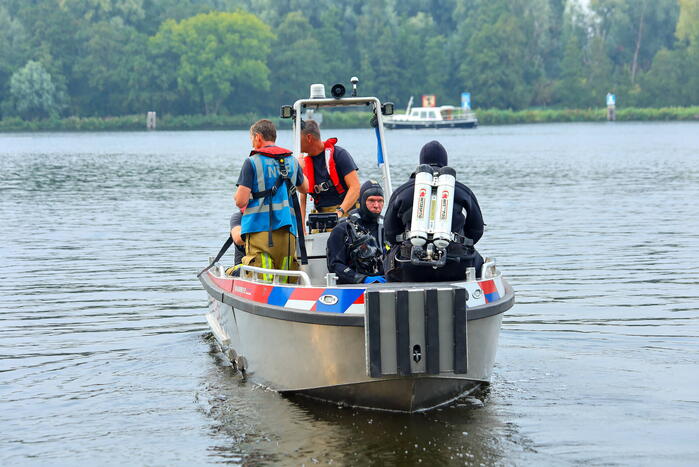 Grootschalige zoektocht naar drenkeling