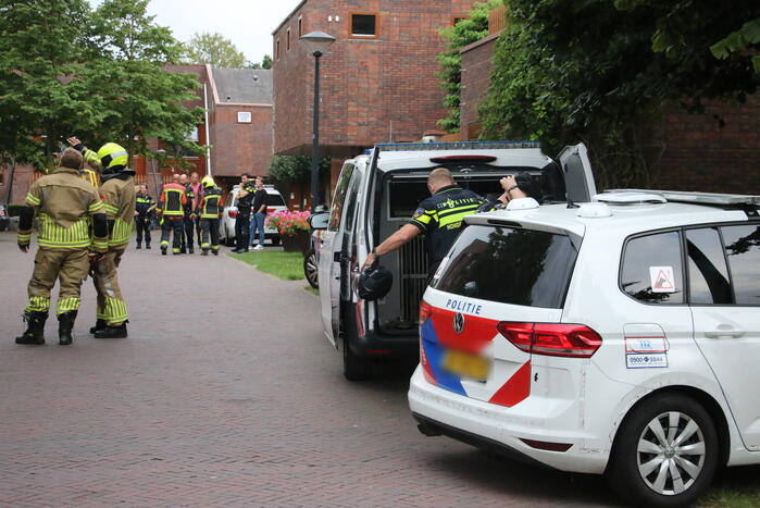 Politie overmeesterd verward persoon