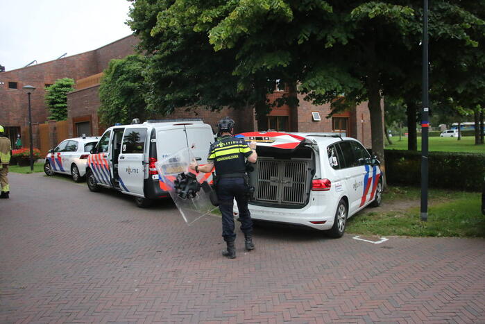 Politie overmeesterd verward persoon