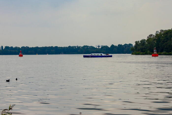 Politie zoekt met sonar naar drenkeling