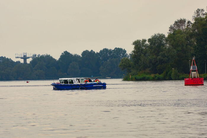 Politie zoekt met sonar naar drenkeling