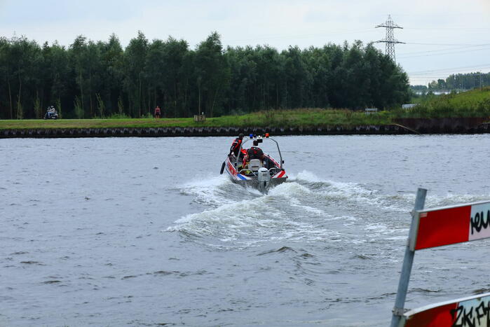 Zoekactie naar mogelijk te water geraakte fietser