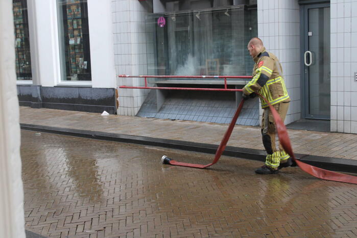 Wateroverlast door harde regenval