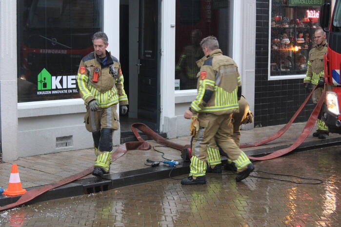 Wateroverlast door harde regenval