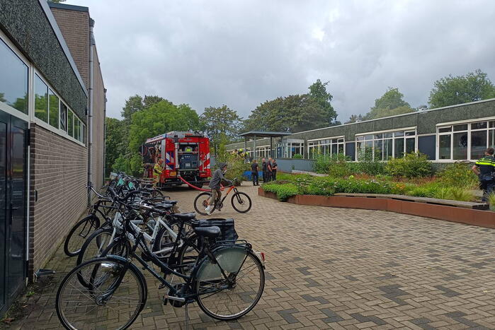 Brand op middelbare school