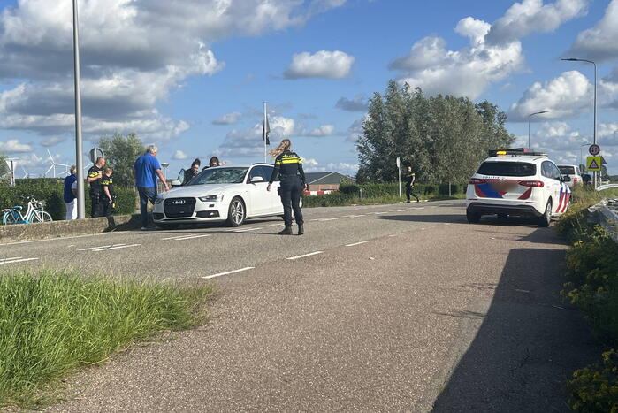 Fietser gewond bij botsing met automobilist