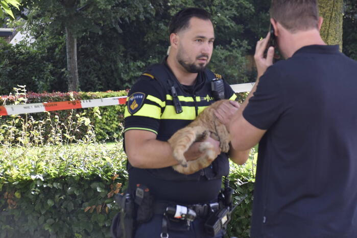 Woning in flat brandt volledig uit