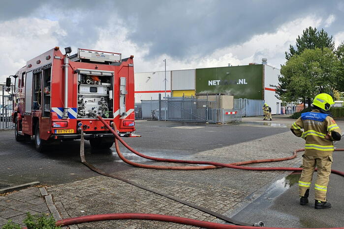 Bedrijven zonder stroom door brand in transformatorhuis